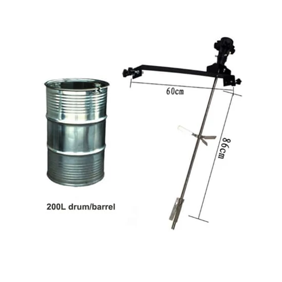 Pneumatikus hordó keverő